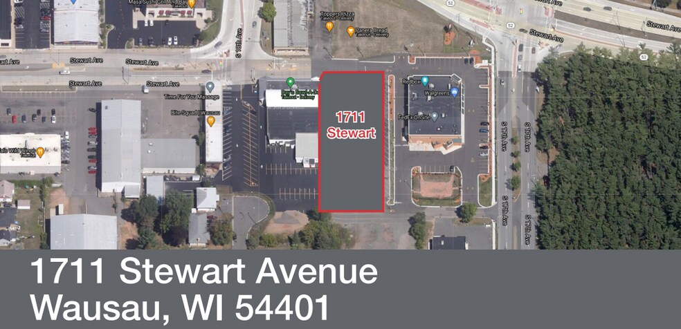 1711 Stewart Ave, Wausau, WI à vendre - Photo du bâtiment - Image 1 de 2