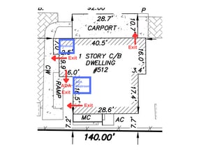 512 25th St W, Bradenton, FL for lease Floor Plan- Image 1 of 2