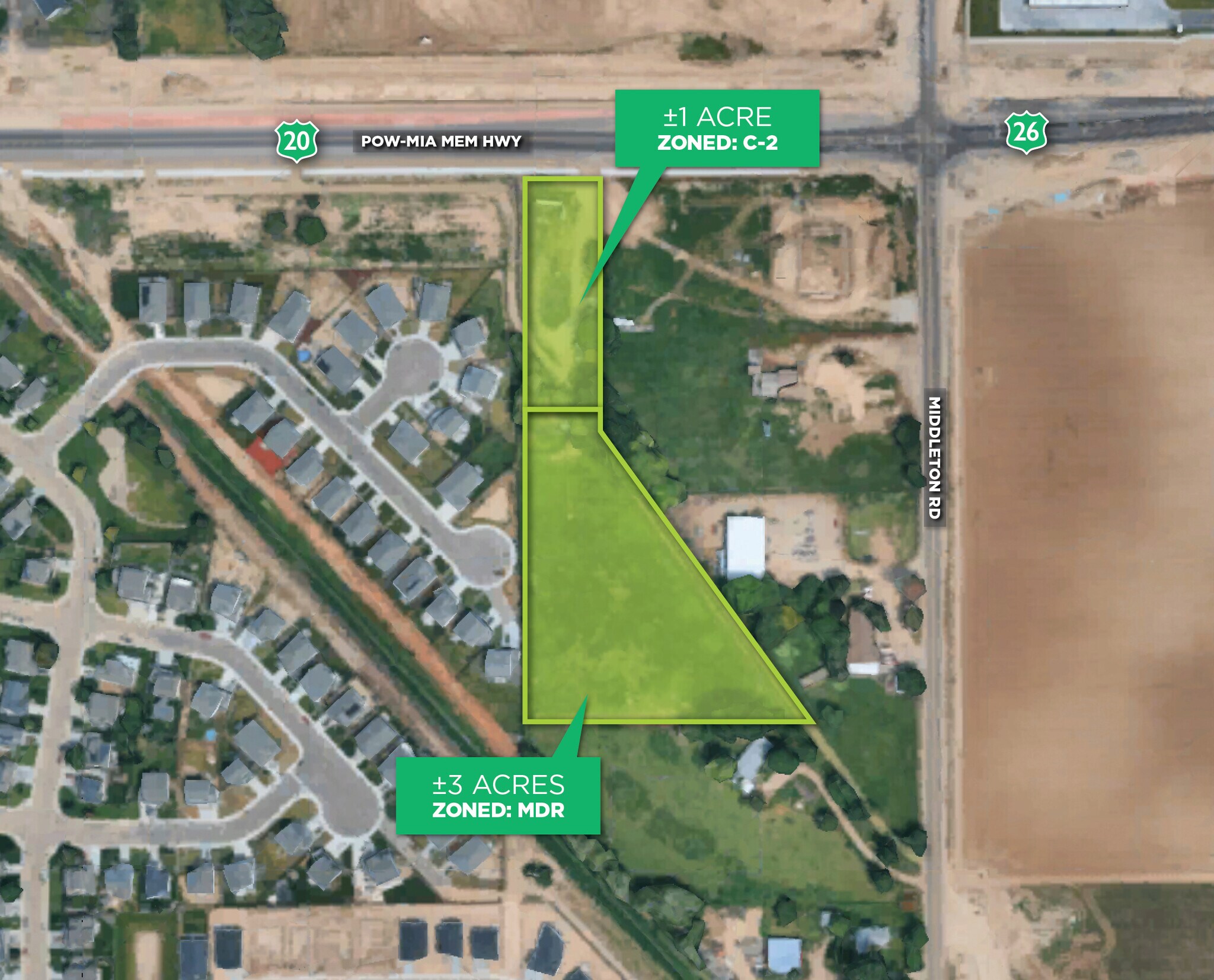 11113 Highway 20/26, Caldwell, ID à vendre Aérien- Image 1 de 4