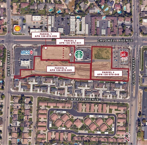 West Caldwell Avenue, Visalia, CA à vendre - Photo du bâtiment - Image 2 de 2
