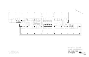 1200 Peachtree St NE, Atlanta, GA for lease Site Plan- Image 1 of 2
