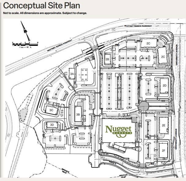 1051 Whitney Ranch Pky, Rocklin, CA à louer - Plan de site - Image 2 de 2