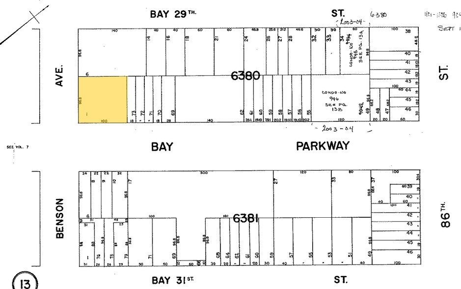 8678 Bay Pky, Brooklyn, NY à vendre - Plan cadastral - Image 2 de 6