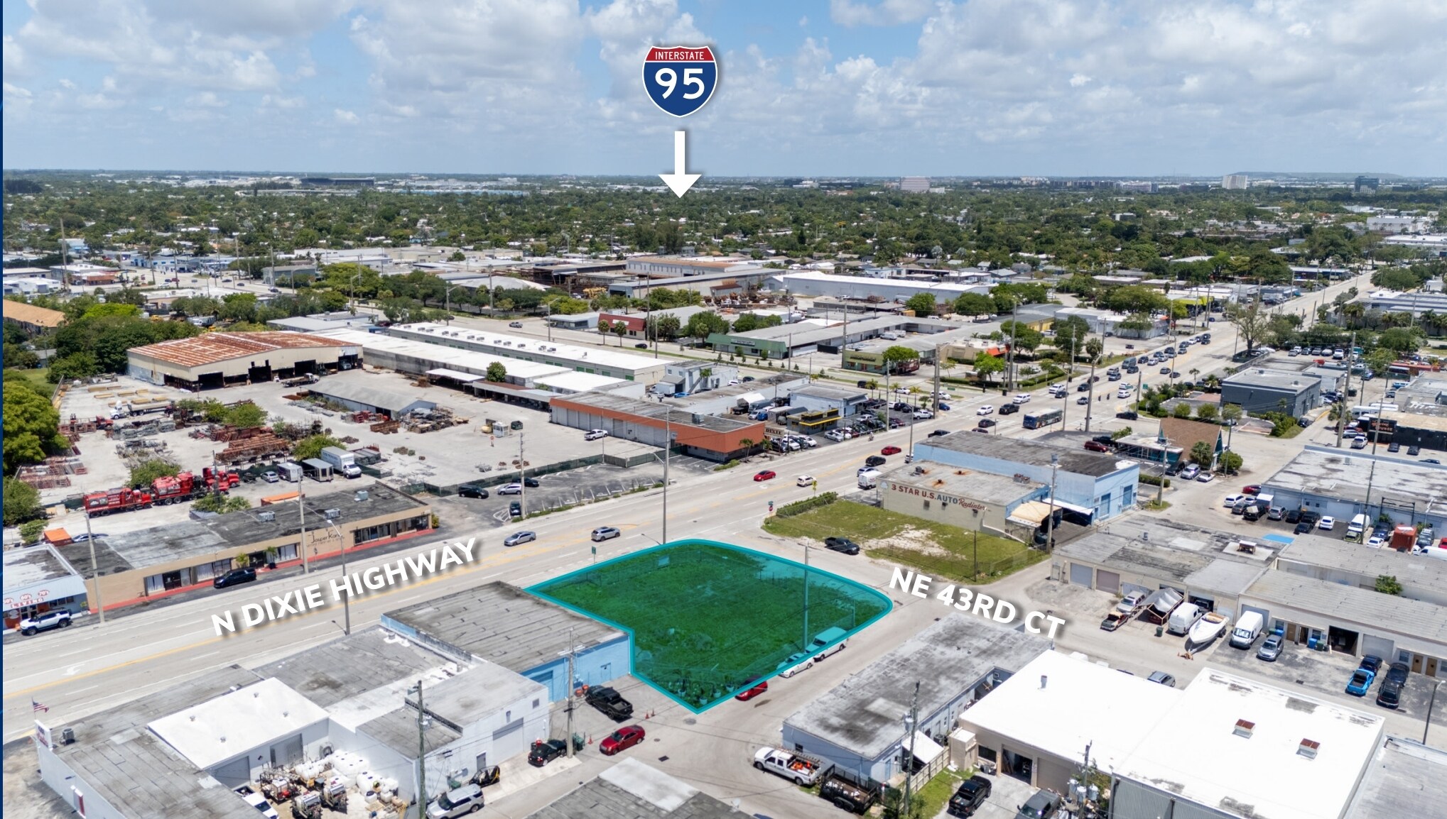4320-4340 Dixie Hwy, Oakland Park, FL à vendre Aérien- Image 1 de 6