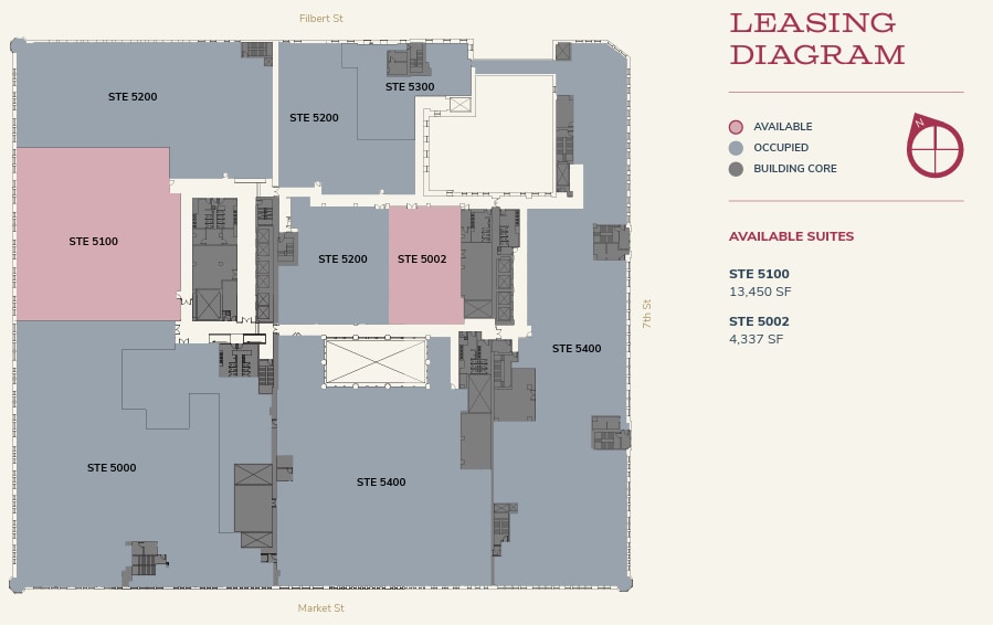 701 Market St, Philadelphia, PA for lease Floor Plan- Image 1 of 1