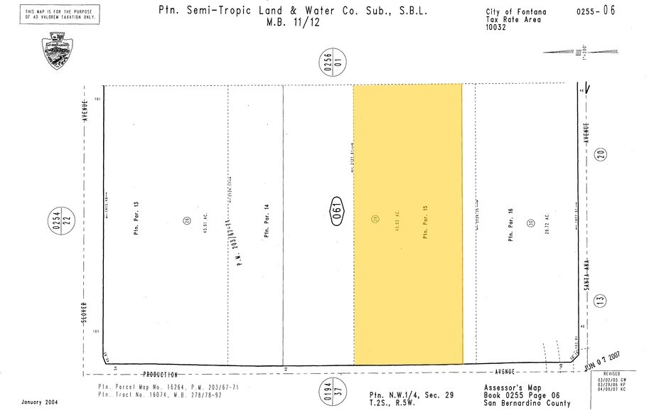 10681 Production Ave, Fontana, CA à louer - Plan cadastral - Image 2 de 33