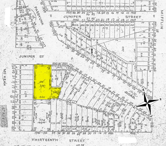 1939 S Juniper St, Philadelphia, PA for sale - Plat Map - Image 2 of 8
