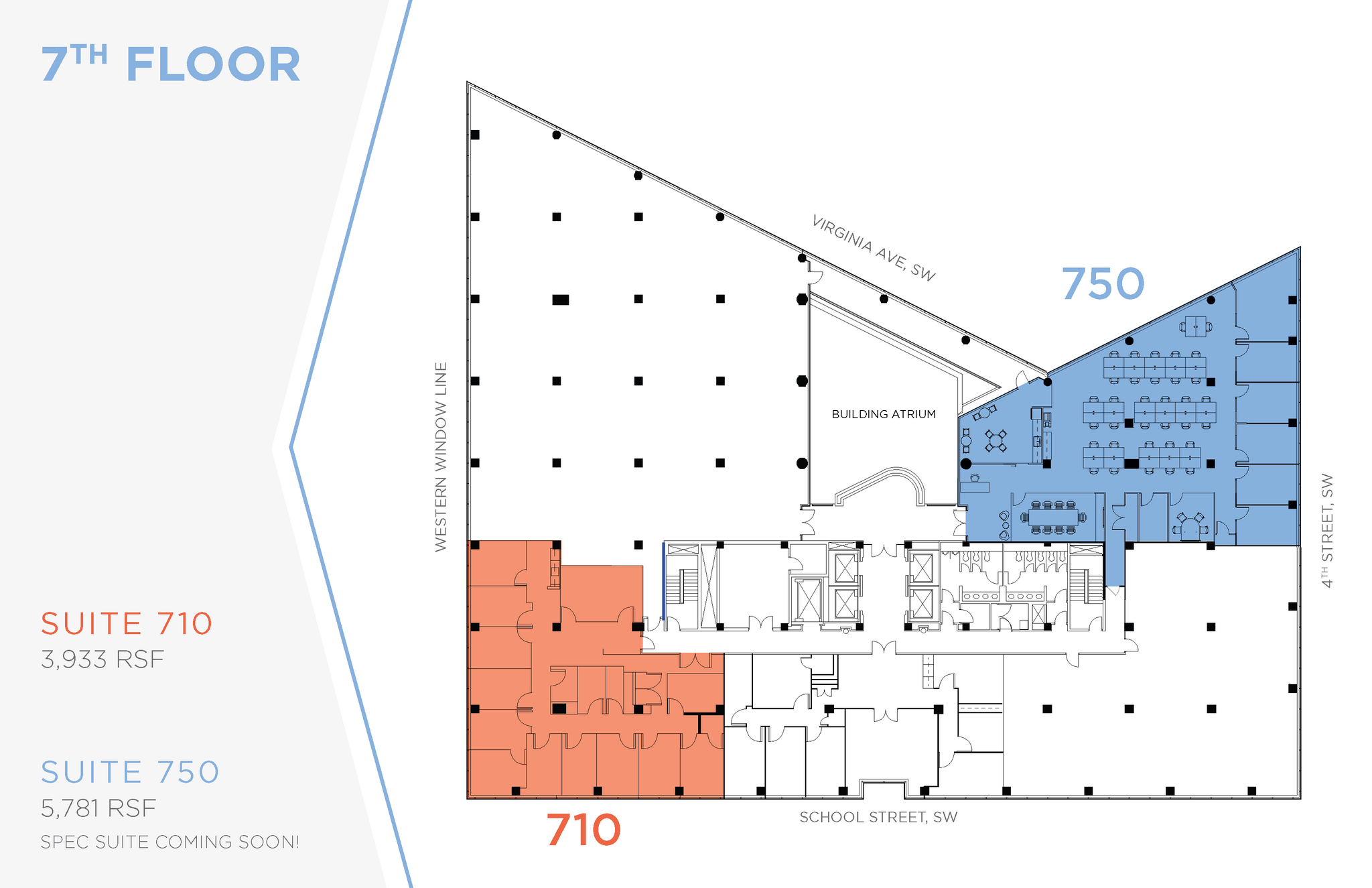 400 Virginia Ave SW, Washington, DC à louer Plan d  tage- Image 1 de 1