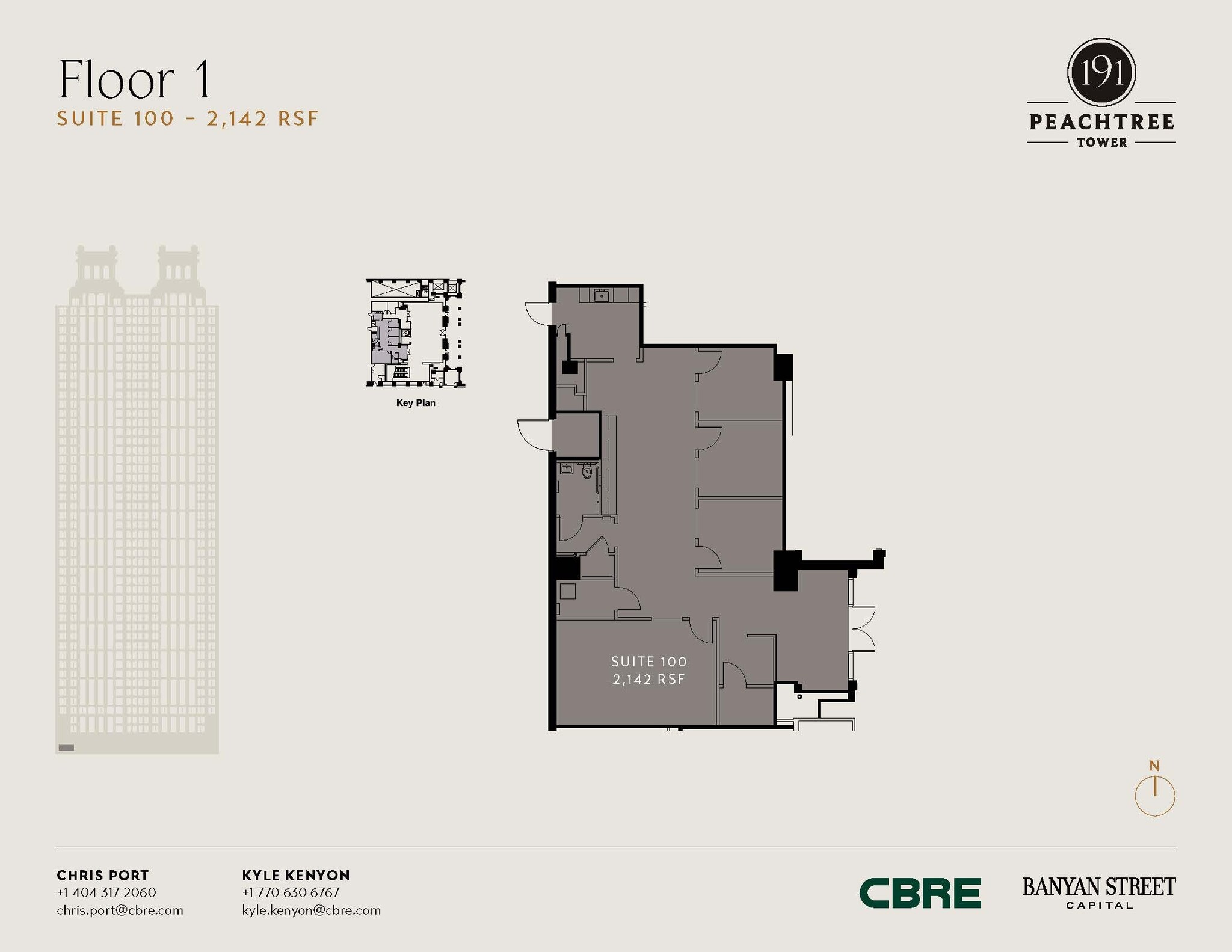 191 peachtree St NE, Atlanta, GA for lease Floor Plan- Image 1 of 1
