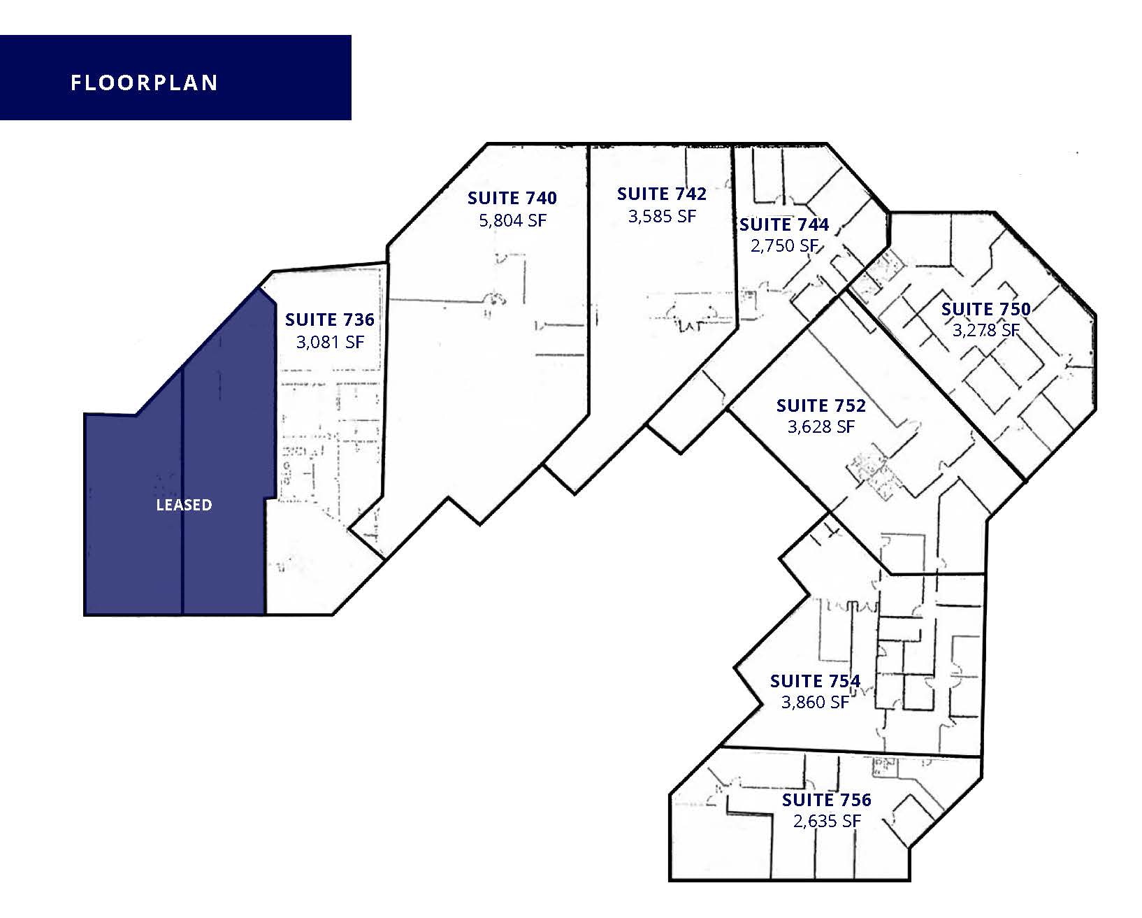 732-756 Goddard Ave, Chesterfield, MO for lease Floor Plan- Image 1 of 1