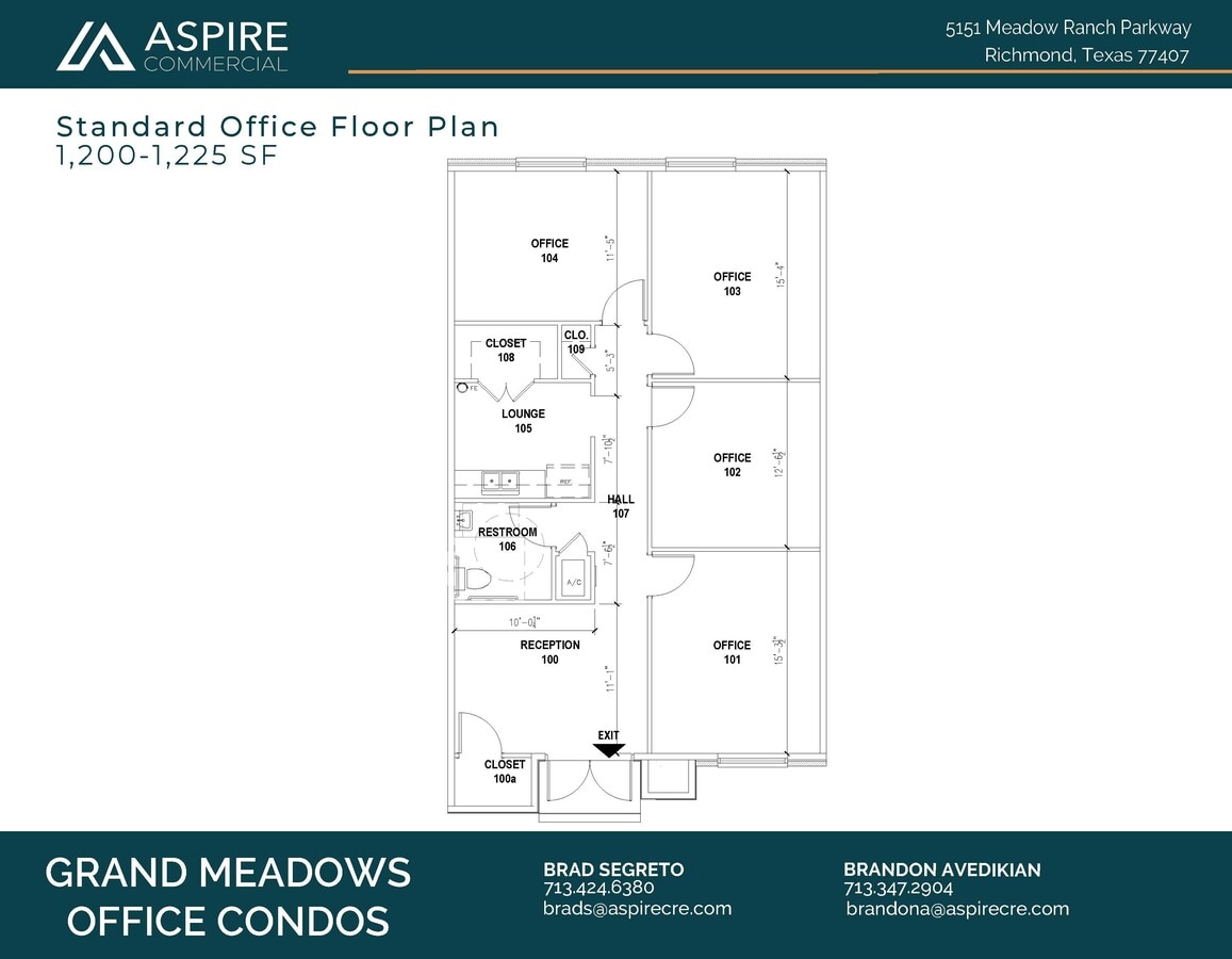 5151 Meadow Ranch Pky, Richmond, TX 77407 - Unit 905 -  - Floor Plan - Image 1 of 3