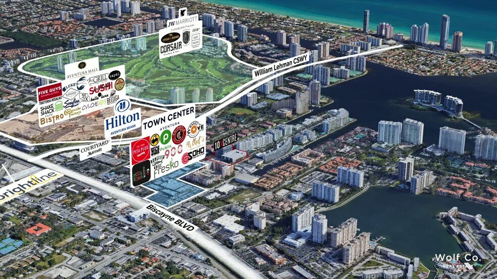 18851 NE 29th Ave, Aventura, FL à louer - Vidéo aérienne - Image 2 de 7