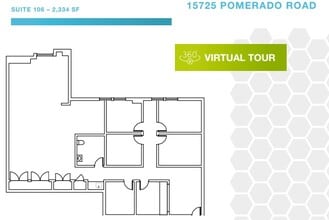 15721-15725 Pomerado Rd, Poway, CA à louer Plan d  tage- Image 1 de 1