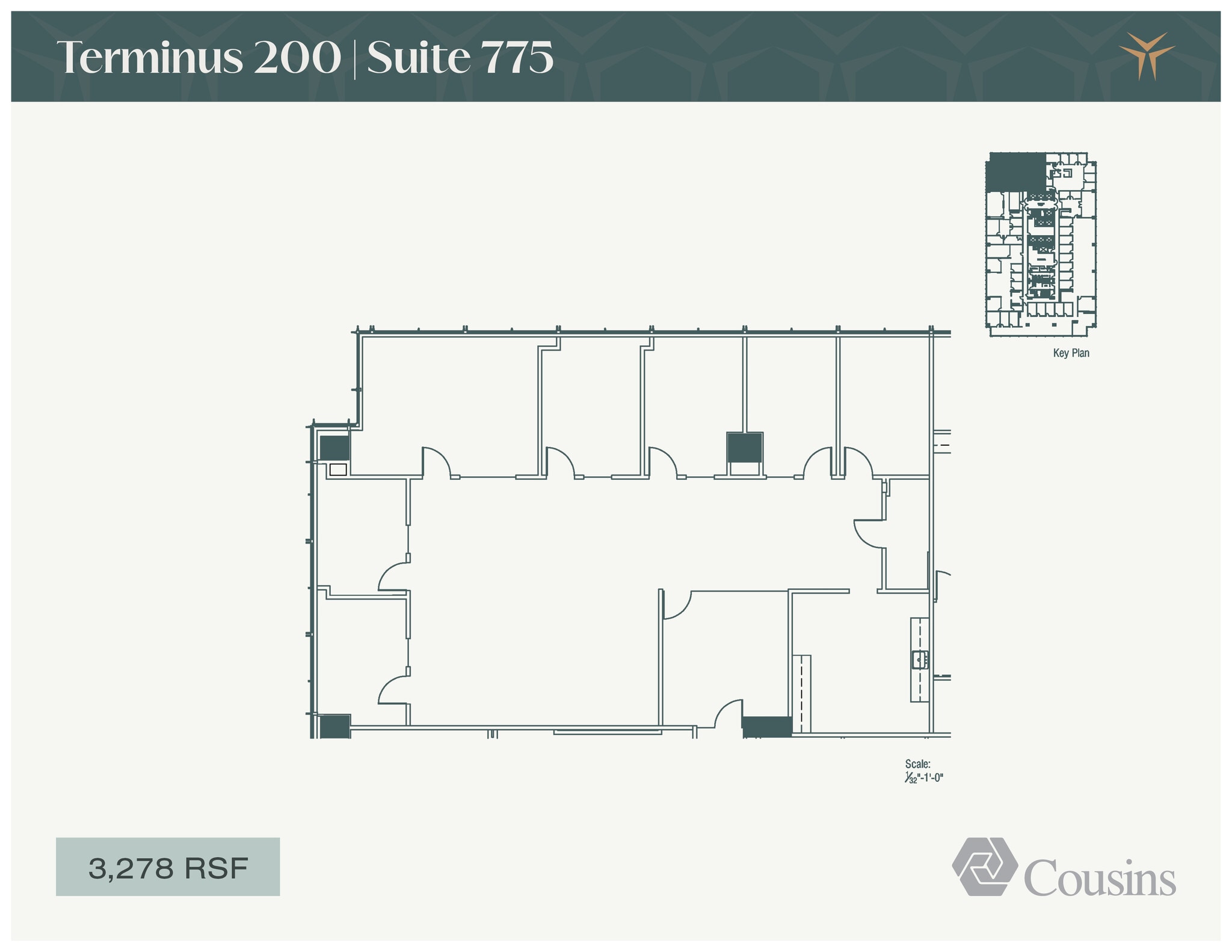 3280 Peachtree Rd, Atlanta, GA à louer Plan d’étage- Image 1 de 1