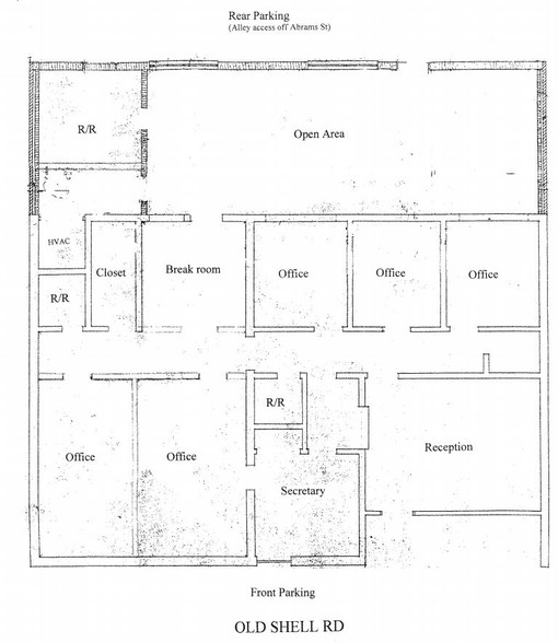 3202 Old Shell Rd, Mobile, AL à vendre - Plan d’étage - Image 1 de 1