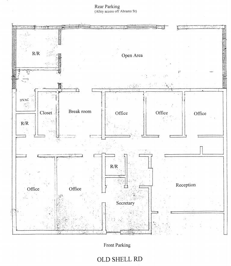 3202 Old Shell Rd, Mobile, AL for sale Floor Plan- Image 1 of 1