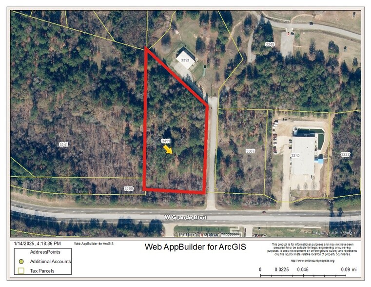 3411 Grande Blvd, Tyler, TX for sale - Aerial - Image 2 of 4