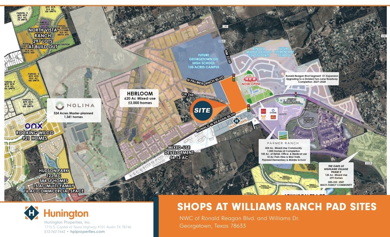 NWC of Ronald Reagan Blvd. & Williams Dr, Georgetown, TX for lease Primary Photo- Image 1 of 2