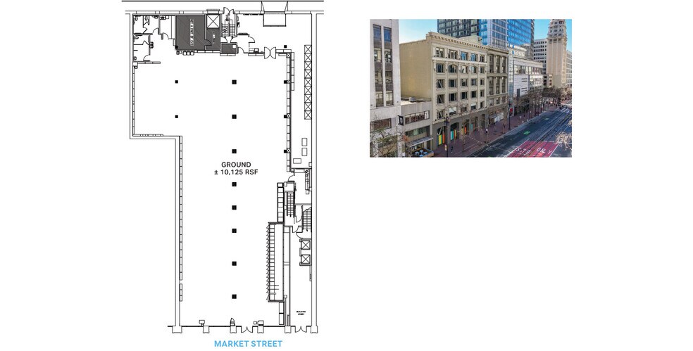 731 Market St, San Francisco, CA à louer - Photo du bâtiment - Image 2 de 7