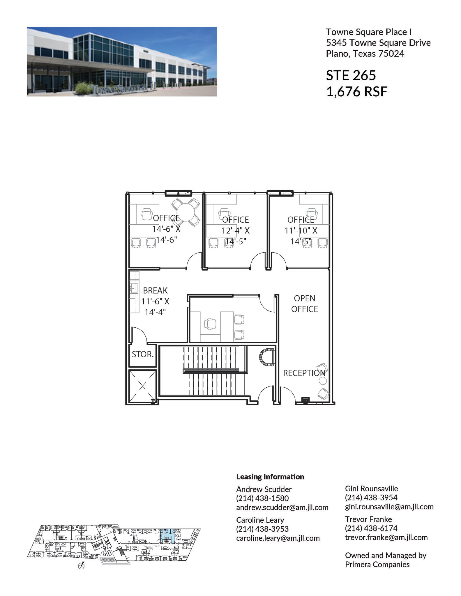 8560 Belleview Dr, Plano, TX à louer Plan d’étage- Image 1 de 1