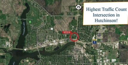 Corner Of Hwy 7 & Hwy 15, Hutchinson, MN - AERIAL  map view