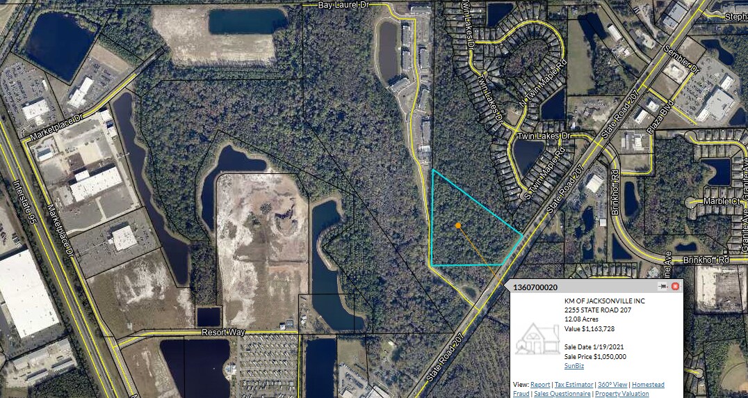 2255 State Road 207, Saint Augustine, FL à vendre Aérien- Image 1 de 3