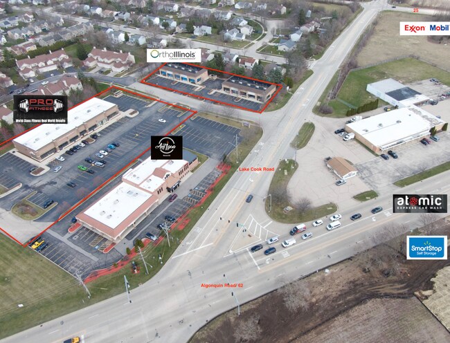 Plus de détails pour 2172-2182 Lake Cook Rd, Algonquin, IL - Commerce de détail à louer