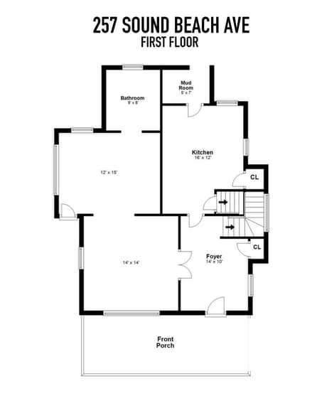 257 Sound Beach Ave, Old Greenwich, CT for lease - Floor Plan - Image 3 of 10