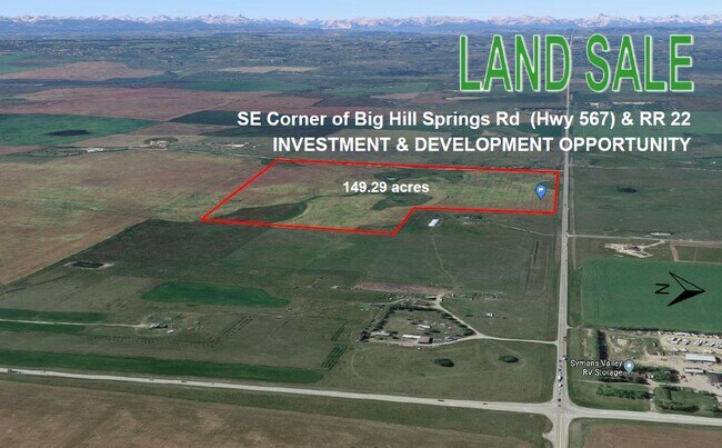 Plus de détails pour Big Hill Springs Rd, Rocky View No 44, AB - Terrain à vendre