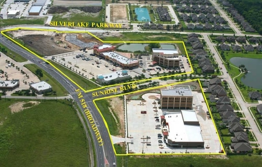 9307 Broadway St, Pearland, TX for lease - Aerial - Image 2 of 7