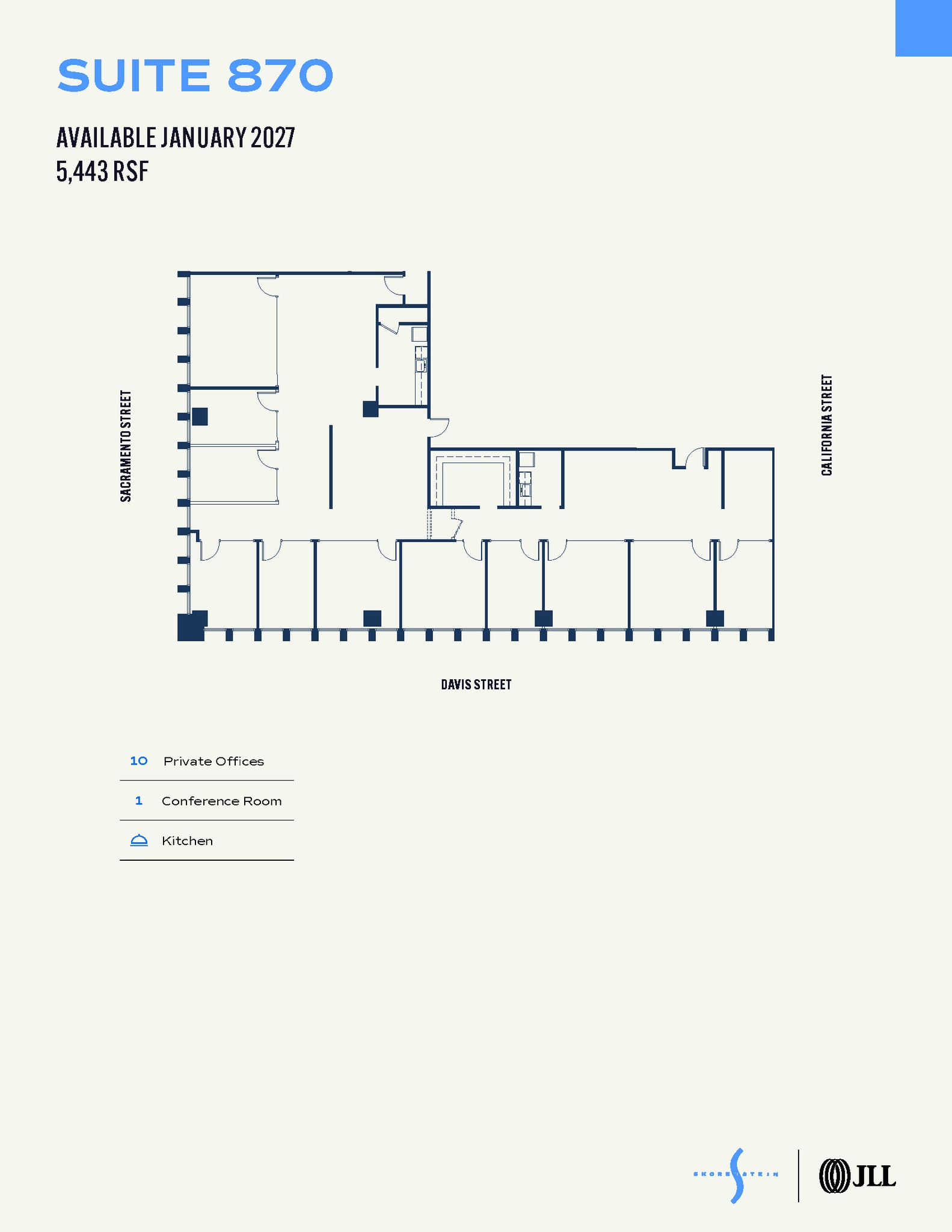 50 California St, San Francisco, CA à louer Plan d’étage- Image 1 de 1
