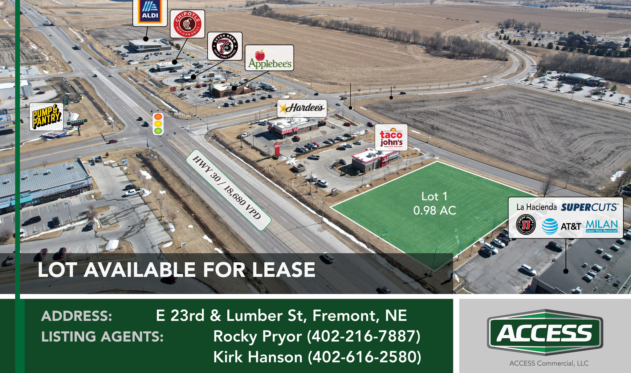 23rd and Lumber St., Fremont, NE à louer Photo principale- Image 1 de 4