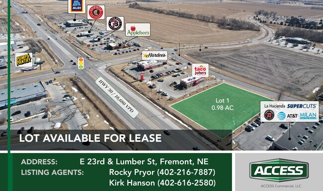Plus de détails pour 23rd and Lumber St., Fremont, NE - Terrain à louer