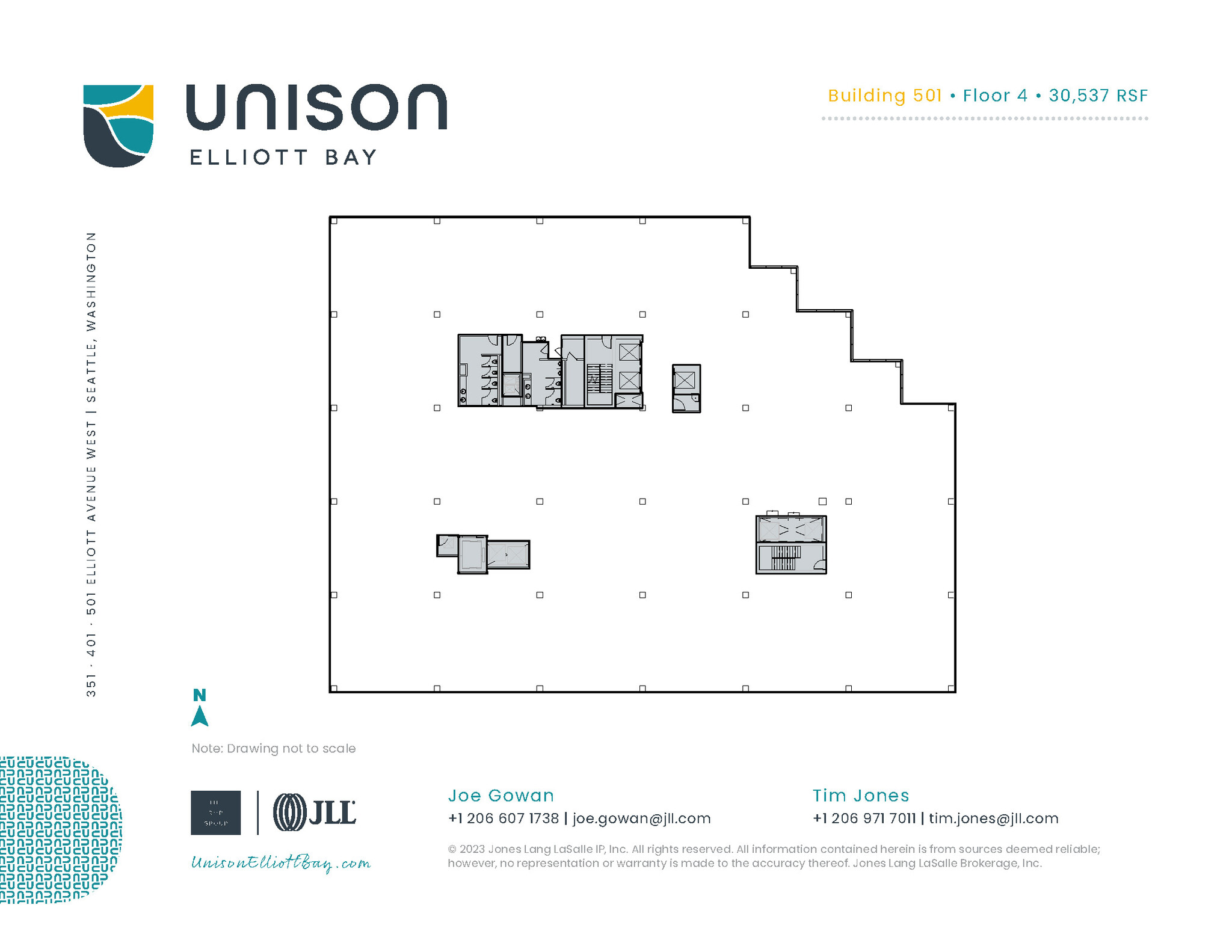 351 Elliott Ave W, Seattle, WA à louer Plan d  tage- Image 1 de 1