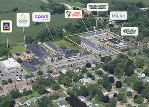 459-477 S Transit St, Lockport, NY - Aerial  map view