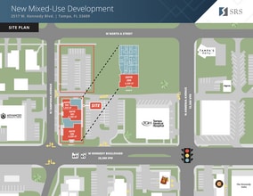 2517 W Kennedy Blvd, Tampa, FL à louer Plan de site- Image 1 de 1