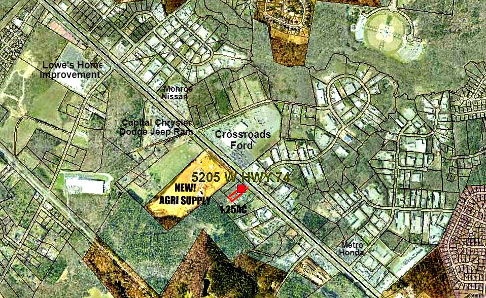 5205 W Highway 74, Monroe, NC à vendre - Aérien - Image 3 de 3