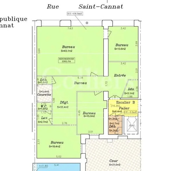 40 Rue De La Republique, Marseille for lease - Floor Plan - Image 2 of 2