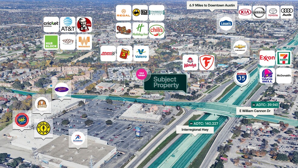 6430 S Interstate 35, Austin, TX for sale - Aerial - Image 2 of 3