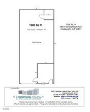 9811 Owensmouth Ave, Chatsworth, CA à louer Plan d  tage- Image 1 de 1