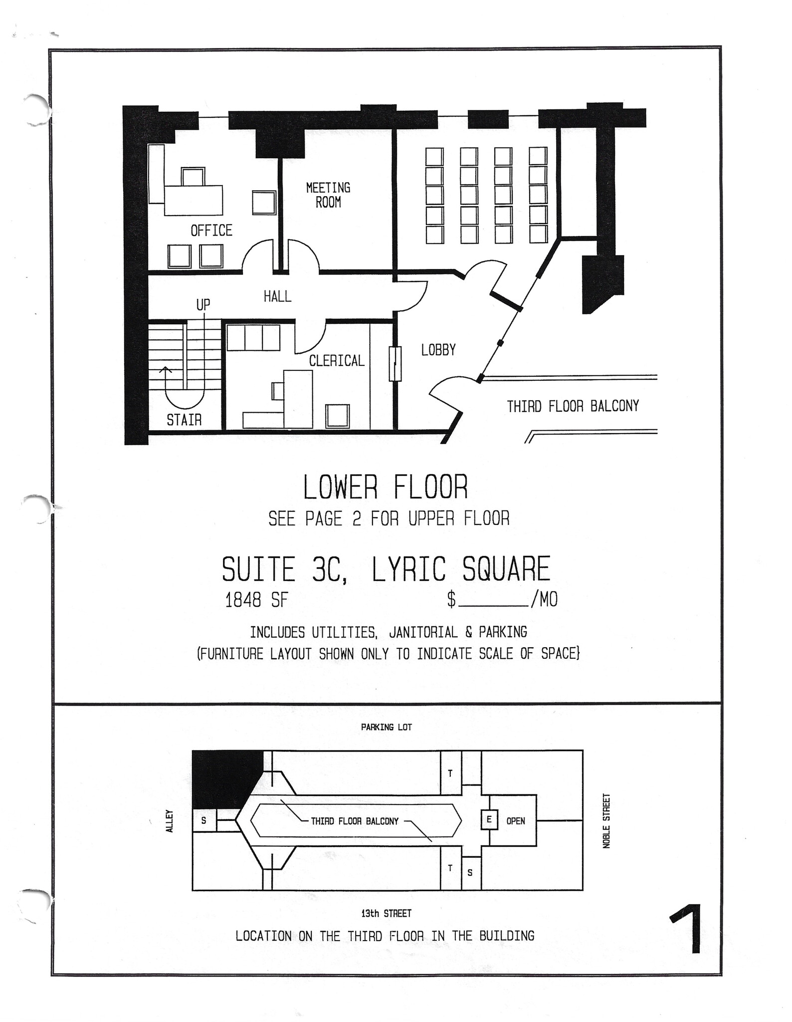 1302 Noble St, Anniston, AL à louer Plan de site- Image 1 de 2