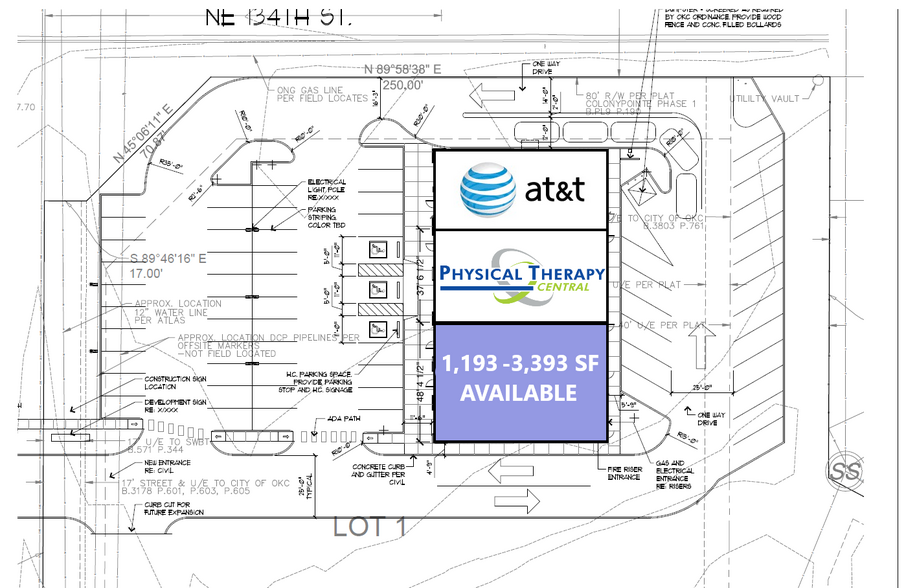 13600 N Piedmont Rd, Piedmont, OK for lease - Site Plan - Image 2 of 4