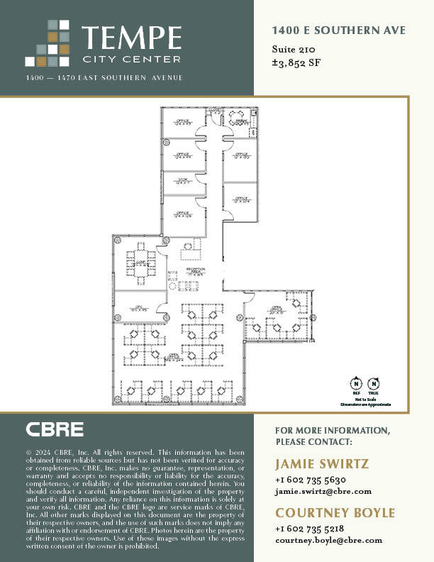 1400 E Southern Ave, Tempe, AZ à louer Plan d  tage- Image 1 de 4