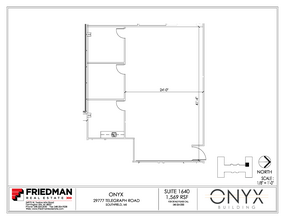 29777 Telegraph Rd, Southfield, MI for lease Floor Plan- Image 1 of 2