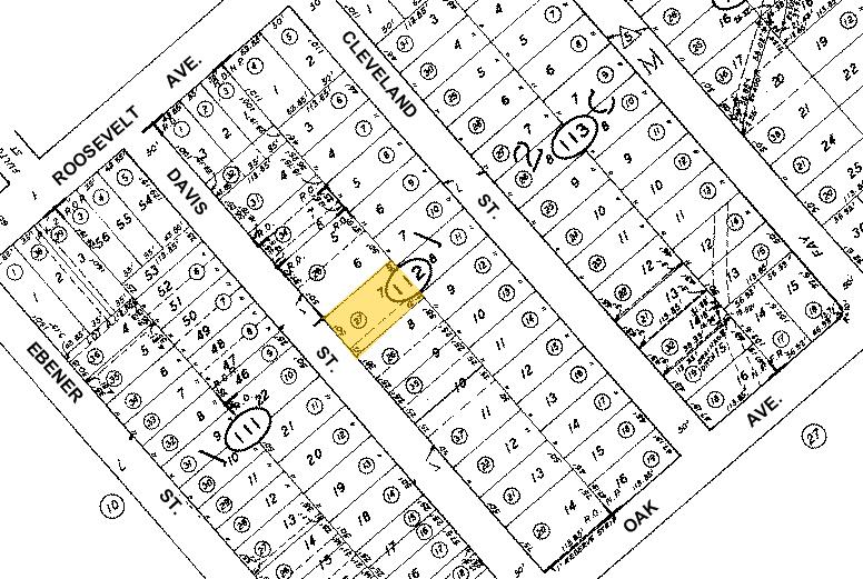 1151 Davis St, Redwood City, CA for sale - Plat Map - Image 2 of 16