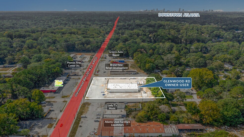 3900 Glenwood Rd, Decatur, GA à vendre - Photo du bâtiment - Image 2 de 5
