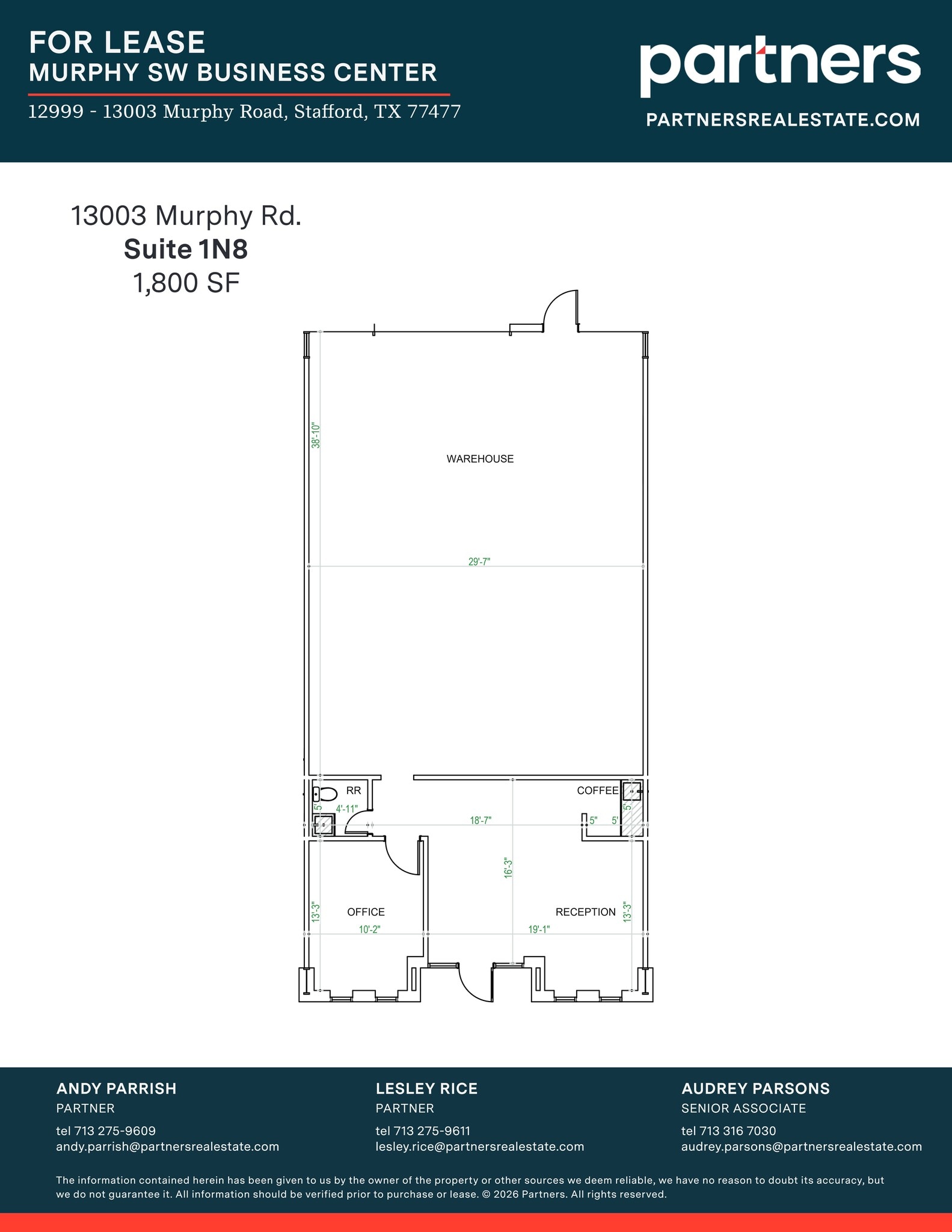 12999-13003 Murphy Rd, Stafford, TX for lease Site Plan- Image 1 of 1