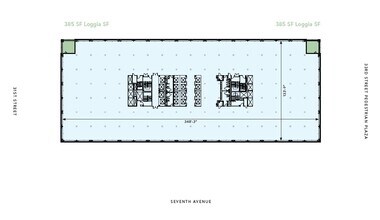 PENN 2, New York, NY for lease Floor Plan- Image 1 of 1