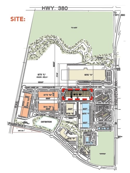 8655 Corporate Dr, Frisco, TX à vendre - Plan de site - Image 1 de 1