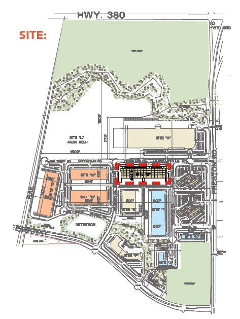 8655 Corporate Dr, Frisco, TX à vendre Plan de site- Image 1 de 1